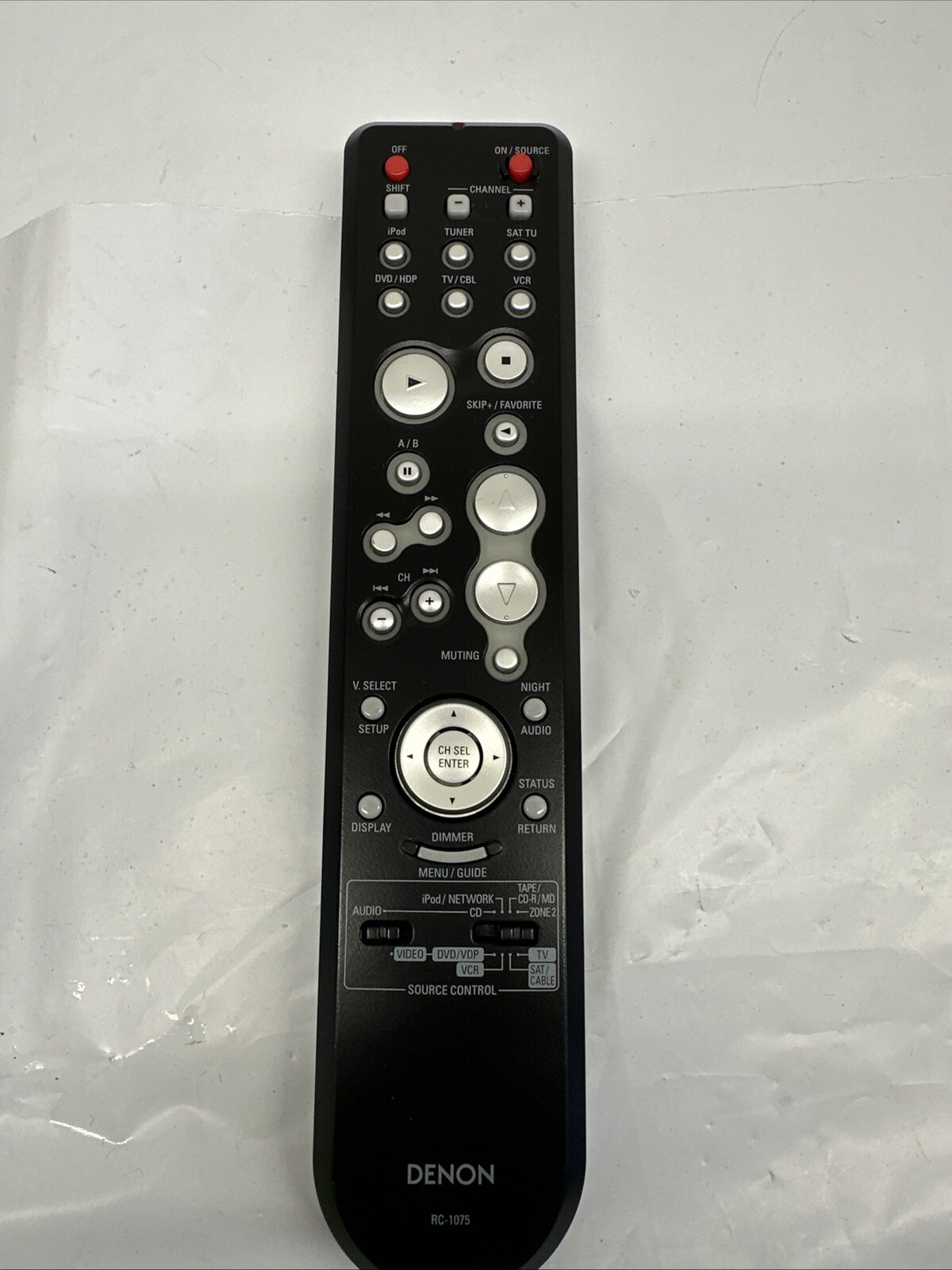 Original Denon RC-1075 Remote for AVR-1708 1508 688 Home Theater Receiver