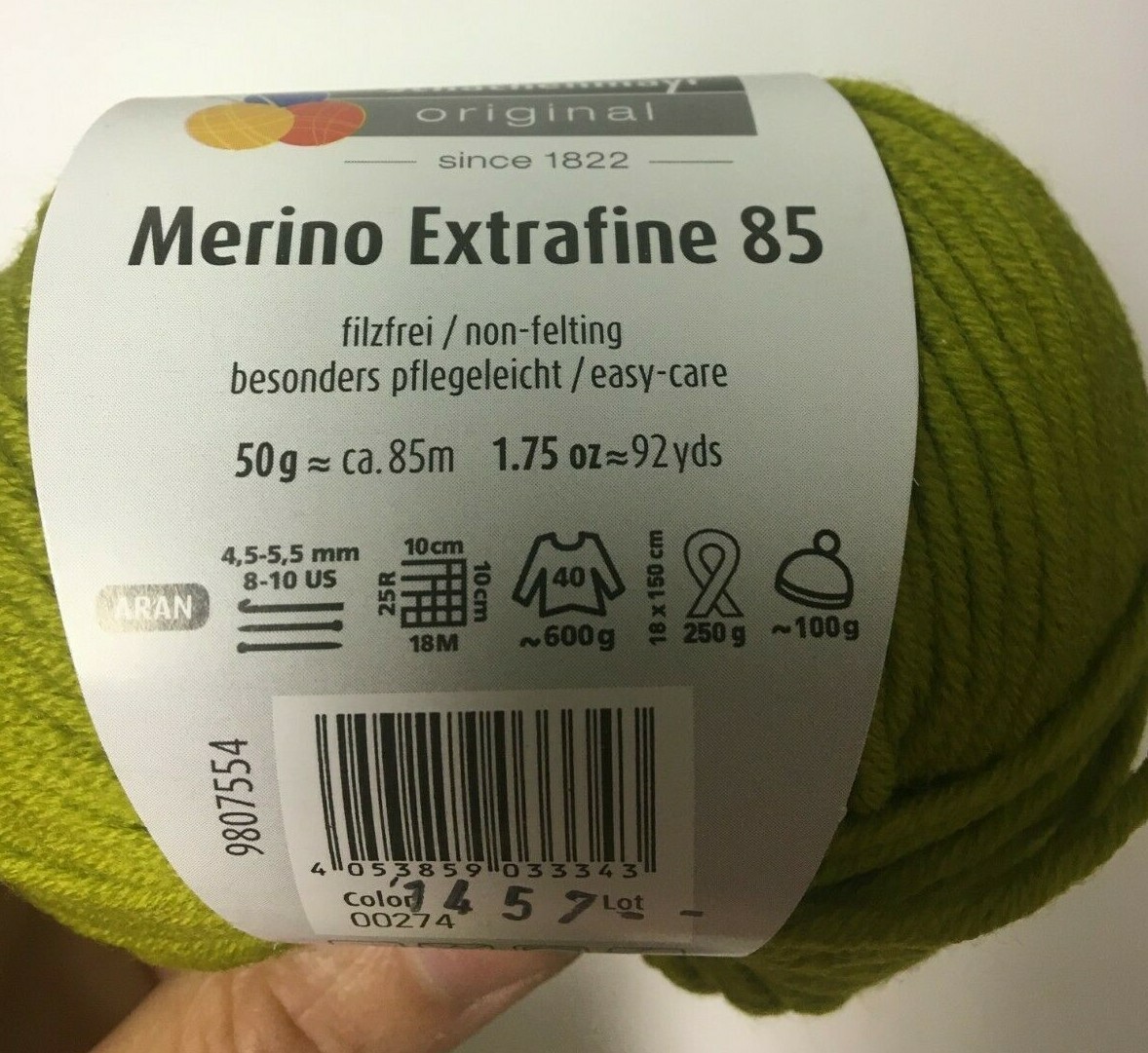 10 Pelotes Laine Mérinos 100% Qualité TOP - Couleur Corail, Pour Tricot/crochet