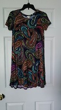 Spense Womens Small Paisley Print Dress