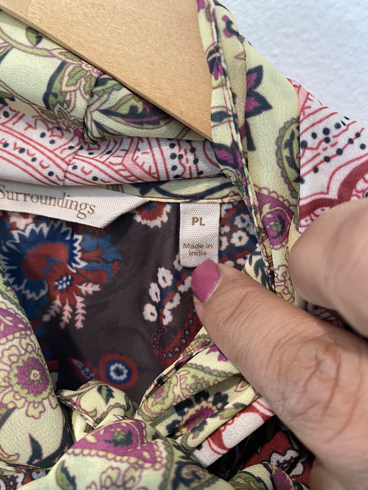 Soft Surroundings Langdon Paisley Patchwork Blous… - image 3