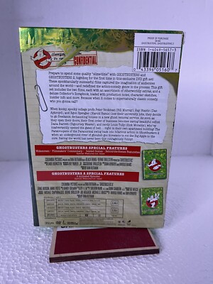 Ghostbusters 1 and 2 Double Feature Gift Set w/book dvd box set