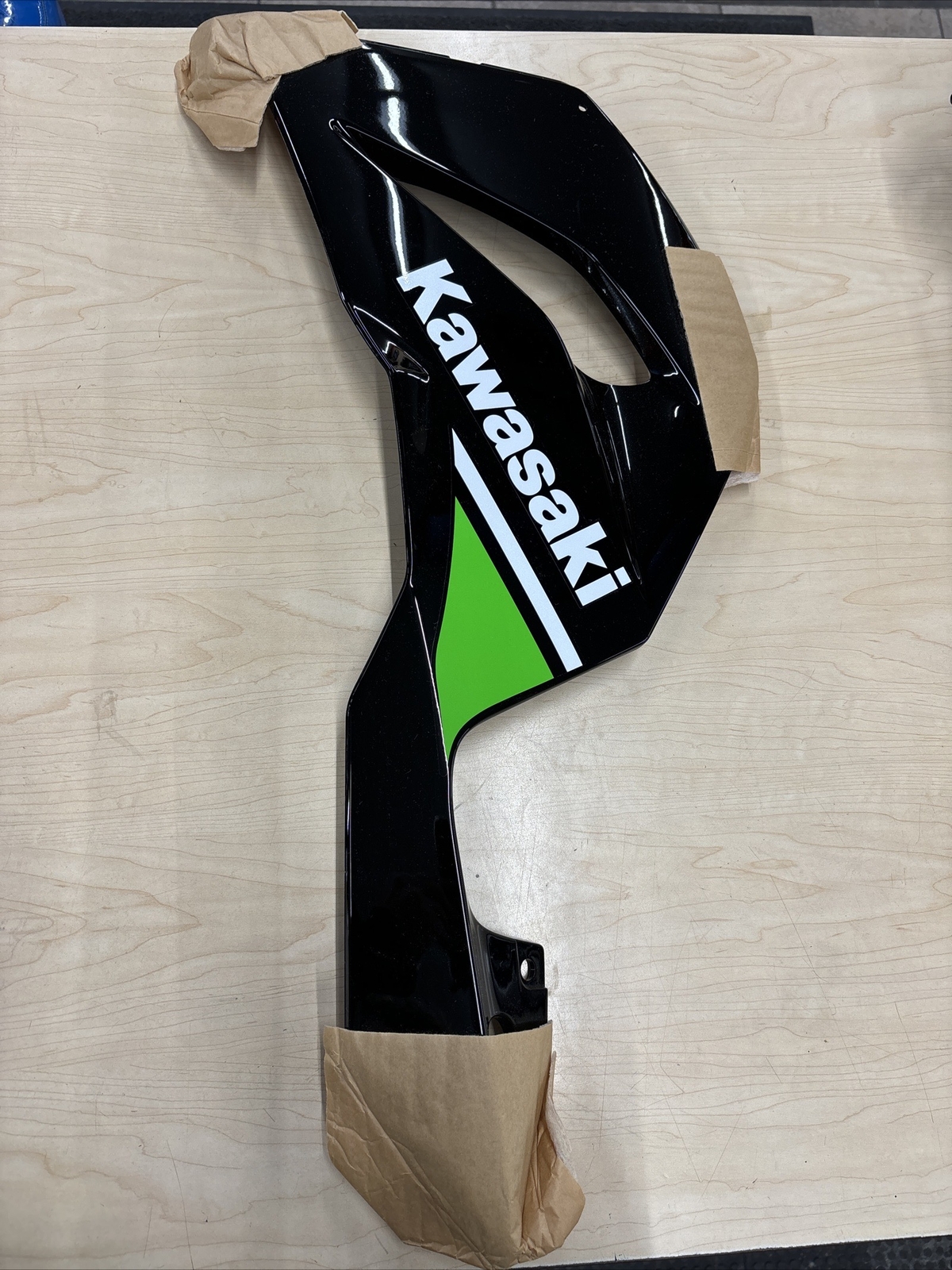 mofuha専用 NEW OEM GENUINE KAWASAKI ZX6R 2015 LEFT HAND LOWER FAIRING COWL