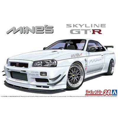 アオシマ 1/24 BNR34 SKYLINE GT-R ストリート仕様 フェンダ アオシマ 1/24 BNR34 SKYLINE GT-R ストリート仕様 フェンダ