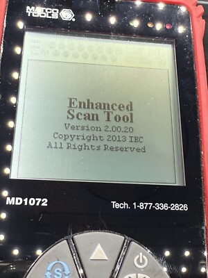 Matco Tools Enhanced Scan Advisor MD1072 OBDII LOOK for sale