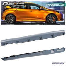 Rh Lh Side Exterior Rocker Panel Molding Trim Fit For 2012-2017 Ford Focus