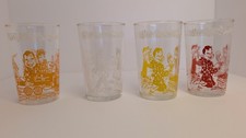 1953 Howdy Doody Welch's Jelly Glass Glasses Lot Of 4