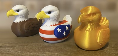 American Bald Eagle Duck- 3 Pack
