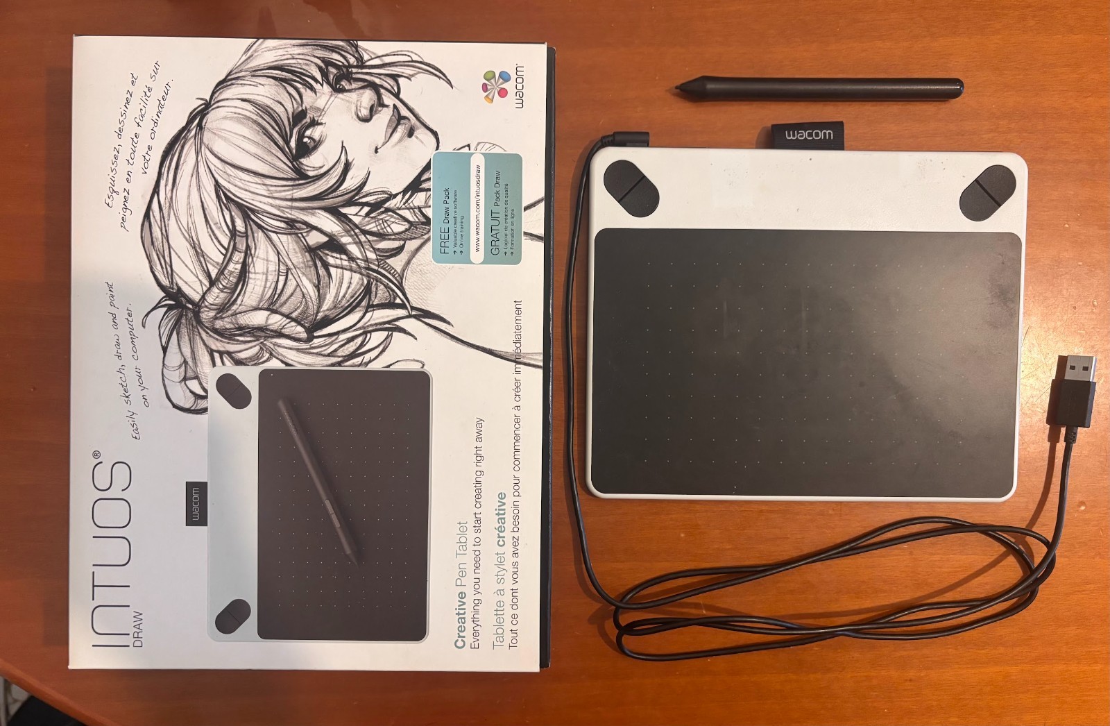 Wacom Intuos CTL-490 Tavoletta Grafica con Penna USB Scatola Originale