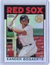 2021 Topps Chrome #86BC-8 Xander Bogaerts 1986 Topps Baseball 35th Anniversary