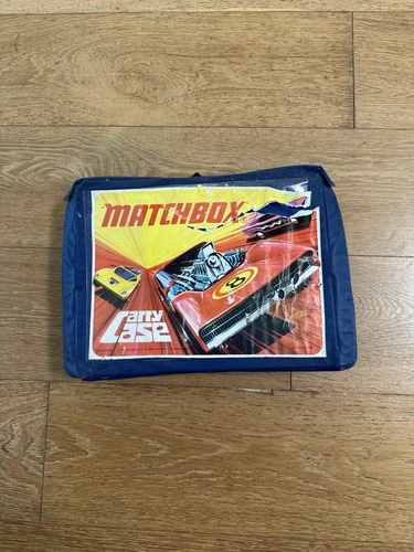Matchbox Carry Case Vintage 1971 Lesney W/  All 4 Sleeves With Corgi, Tomica ECT