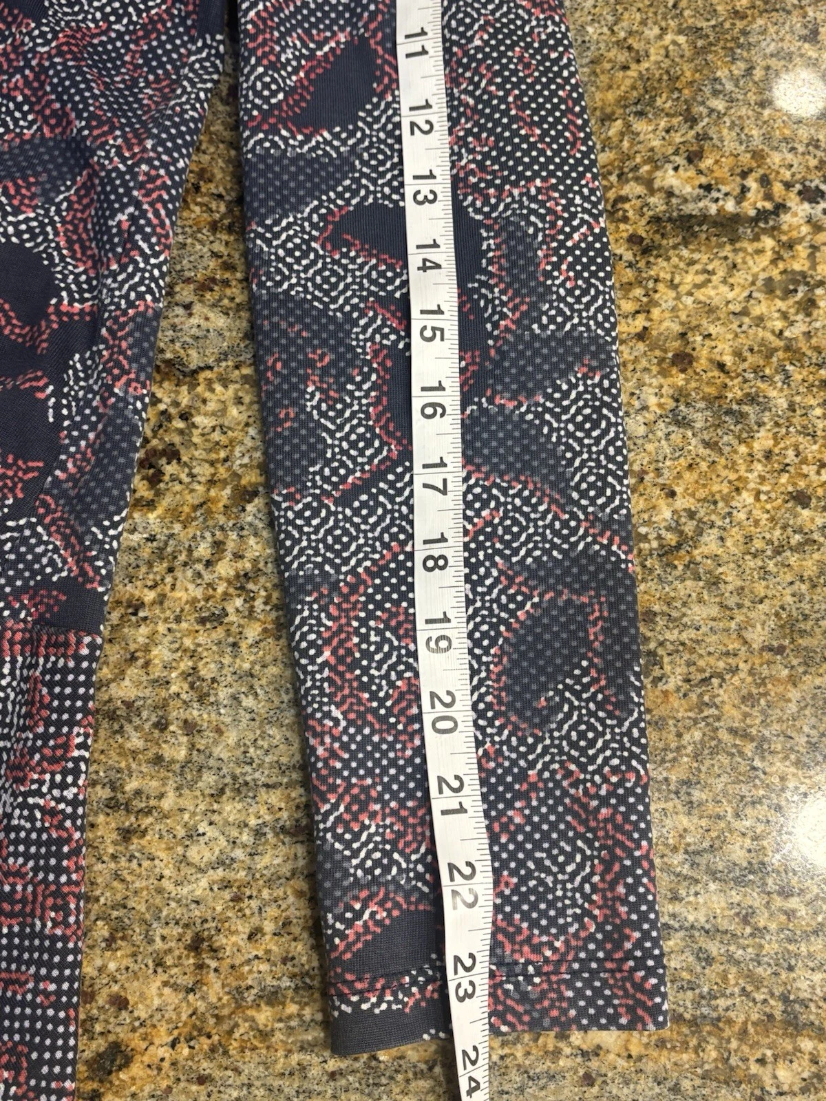 Abito Tory Burch Dahlia taglia S blu navy floreale manica lunga vita bassa cotone pima