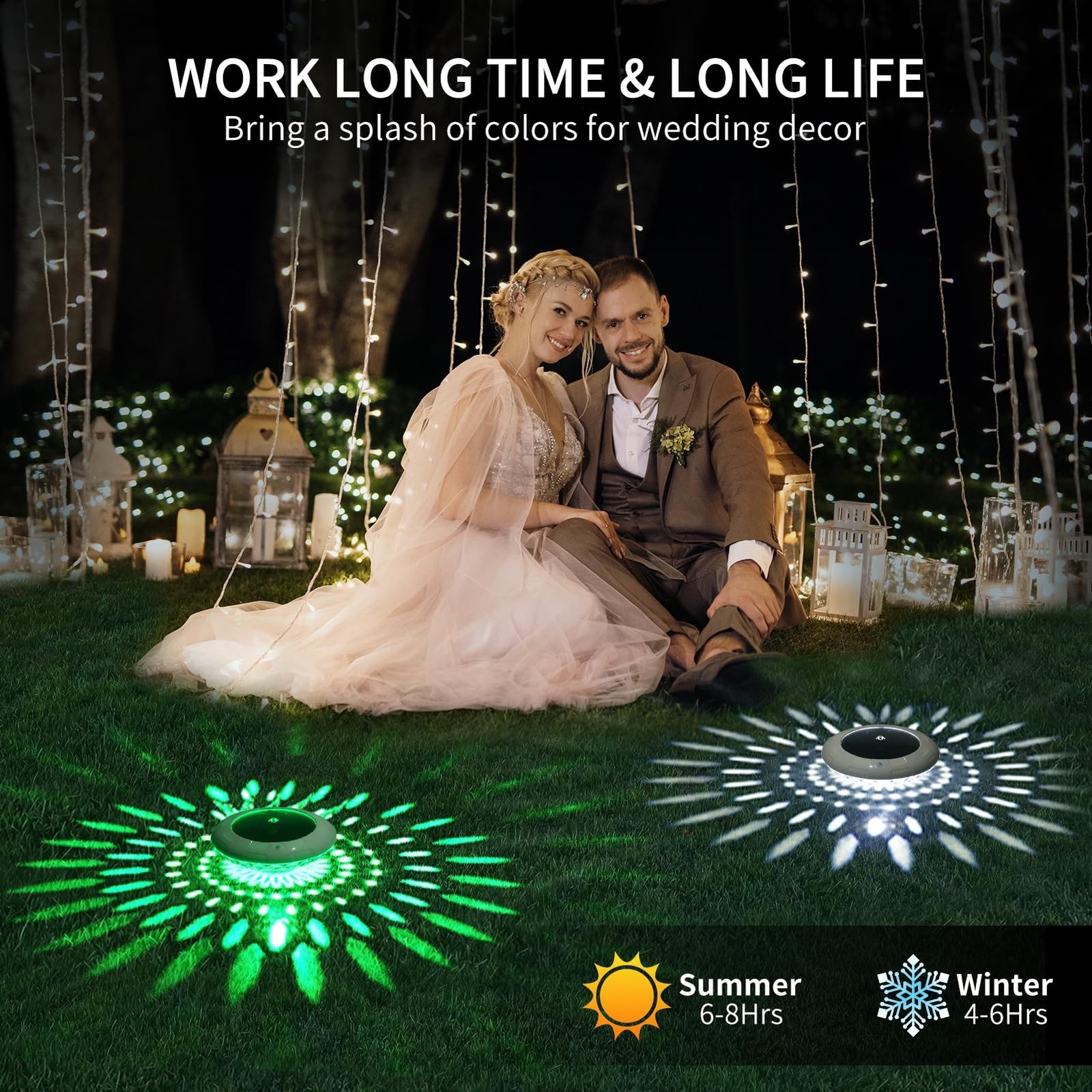 Floating Pool Lights w/Remote, 6.5 Inch RGB Color Changing Solar Pool Lights ...