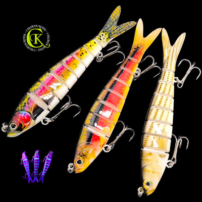 3x 14cm Twitchbait Wobbler Swimbait Glider Jerkbait Jerkbait Kunstköder Runner