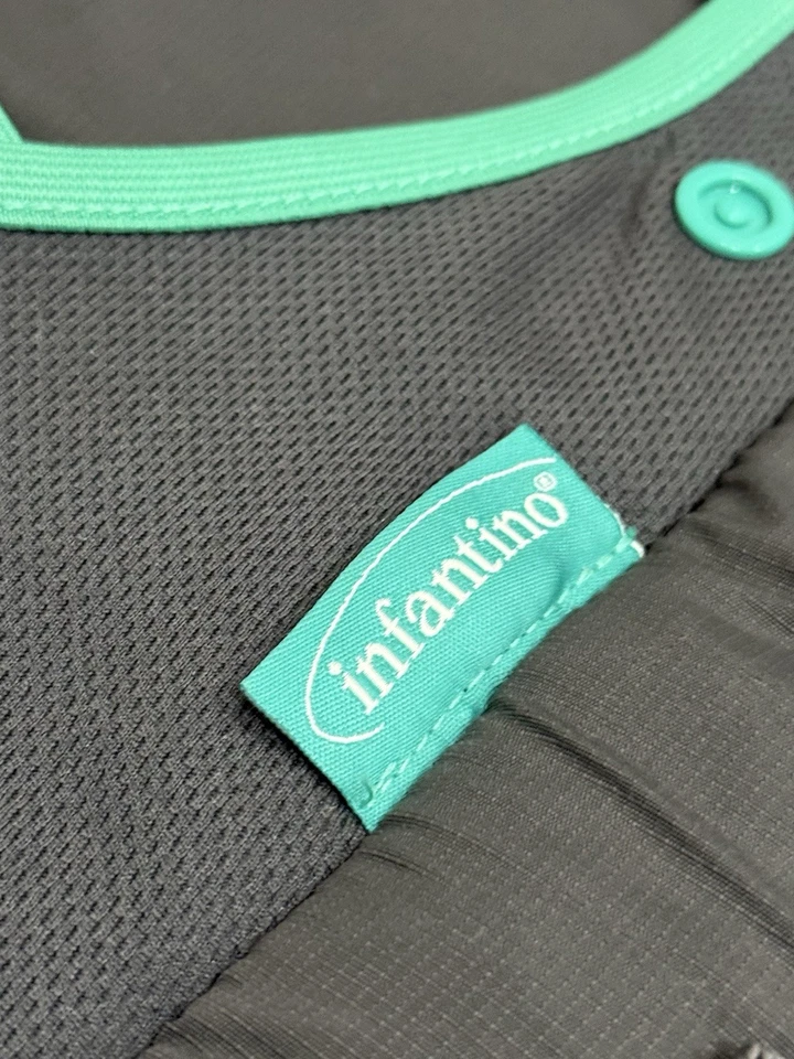 Infantino Carry On Active Multi-Pocket Baby Carrier, 4-Positions, 8-40lbs, Gray - Image 4 of 4