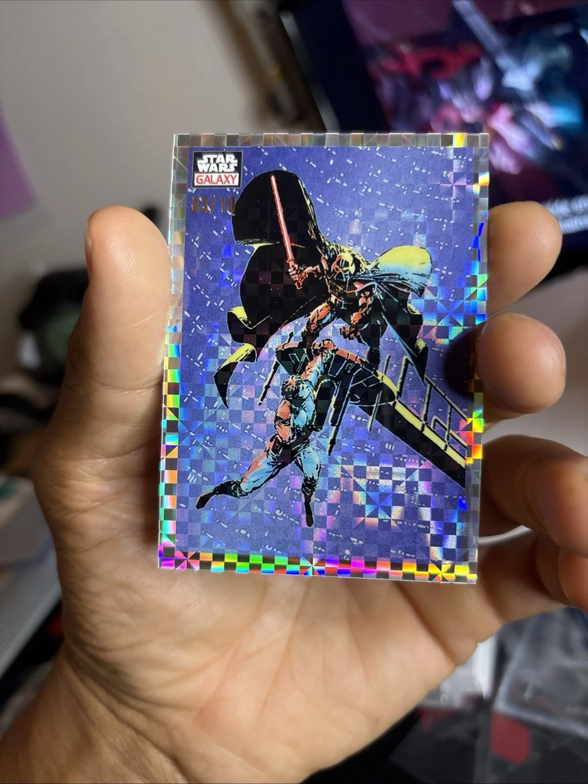 LUKE IN PERIL! 2023 TOPPS CHROME STAR WARS GALAXY X-FRACTOR /10