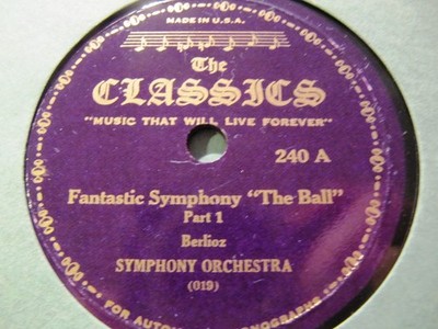 Selmar MEYROWITZ ? Berlioz Symphonie Fantastique Un Bal The Classics 240
