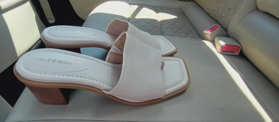 Alex Marie Puntera Cuadrada 2.5” Tacones Plantilla Acolchada Talla 9W Foto 2 de 4