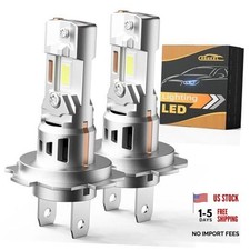 Light Bulbs, Super Bright 6500K Cool White,700 Brighter Than Halogen, Plug H7