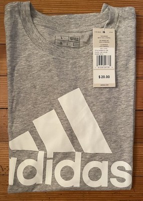 NWT Boys Adidas Tshirt Short Sleeve Regular Fit Size L 14/16