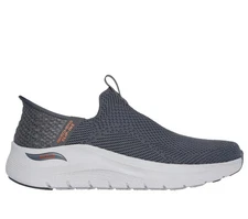 Skechers Shoes Men's Extra Wide Arch Fit Slip Ins Charcoal Comfort Casual 232900