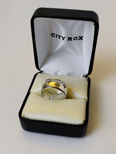 City Rox Sterling Silver Ring Size 6.75-7" - Picture 1 of 5