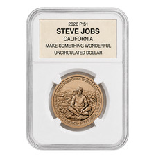 Moneda de 1 dólar 2026 P American Innovation BU/UNC California Steve Jobs | Philade