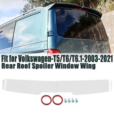 FÜR VW TRANSPORTER T5/T5.1/T6 Hintere Zwillingsgarntür Dachspoiler Lippen weiß