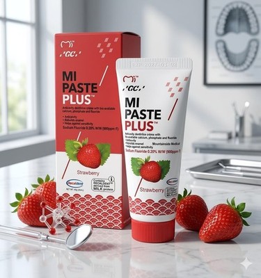 MI PASTE PLUS .2% Sodium Fluoride - GC - Strawberry   09/25/2025