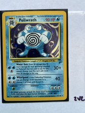 Poliwrath 15/130 Base Set 2 Holo Unlimited Rare Pokémon TCG Card #2V2