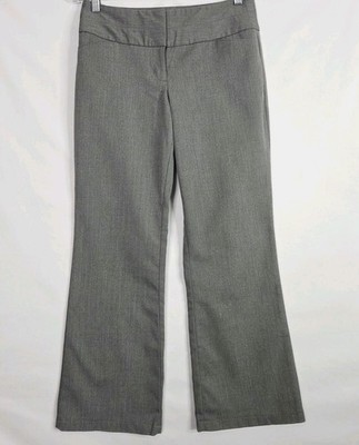 Express Editor Dress Pants Womens 0R Gray Herringbone Career Work Slacks