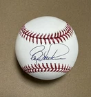 Barry Larkin Autographed Cincinnati Reds  baseball OMLB HOF!!