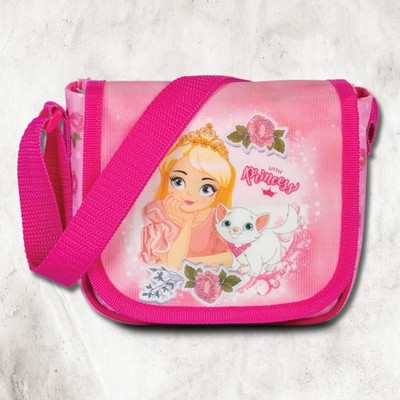 Fabrizio Tasche Kindergarten kleine Prinzessin mit Katze rosa Polyester OTI210A