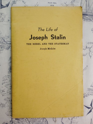 #ad #ad Joseph McCabe The Life of Joseph Stalin 1944 PB First Edition Biography WWII $34.99