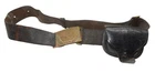 Original US Civil War US Army Officer Eagle Belt Buckle, Belt, & Pouch DR22