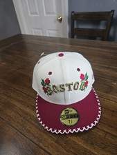 New Era Boston Red Sox Novelty Stitch 59Fifty Fitted Hat 7 3/8