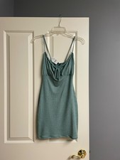 Windsor Gingham Mini Dress, Women, XS, NWT, Green White
