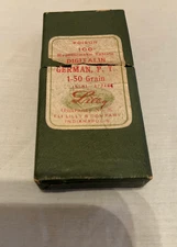 Antique Vintage 1906-1908 Eli Lilly Digitalin German P.T. capsules with contents