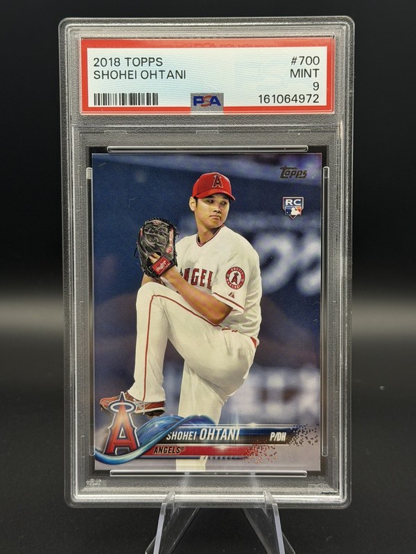 2018 Topps Shohei Ohtani #700 "Pitching" Rookie Card PSA 9 MINT