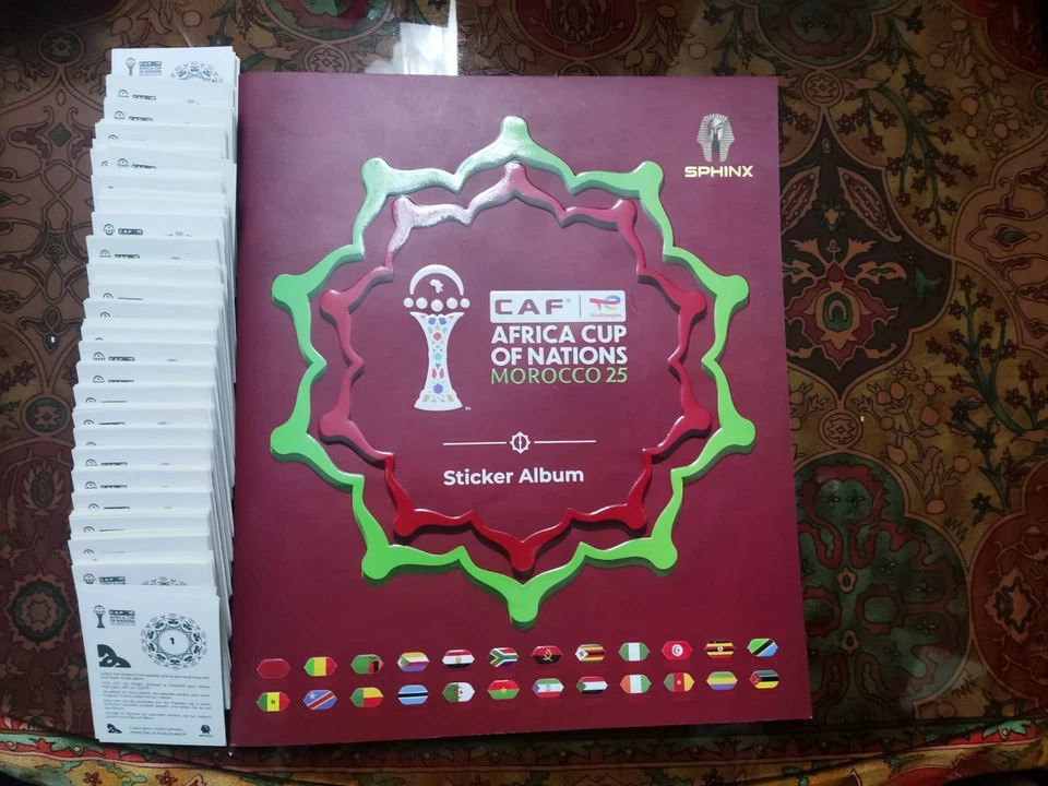 Sphinx Africa Cup of Nations Morocco 2025 Empty Album Vuoto + Full Set Completo