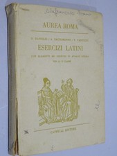 AUREA ROMA ESERCIZI LATINI  D Danielli A Saccomanno V Tantucci  Cappelli Editore
