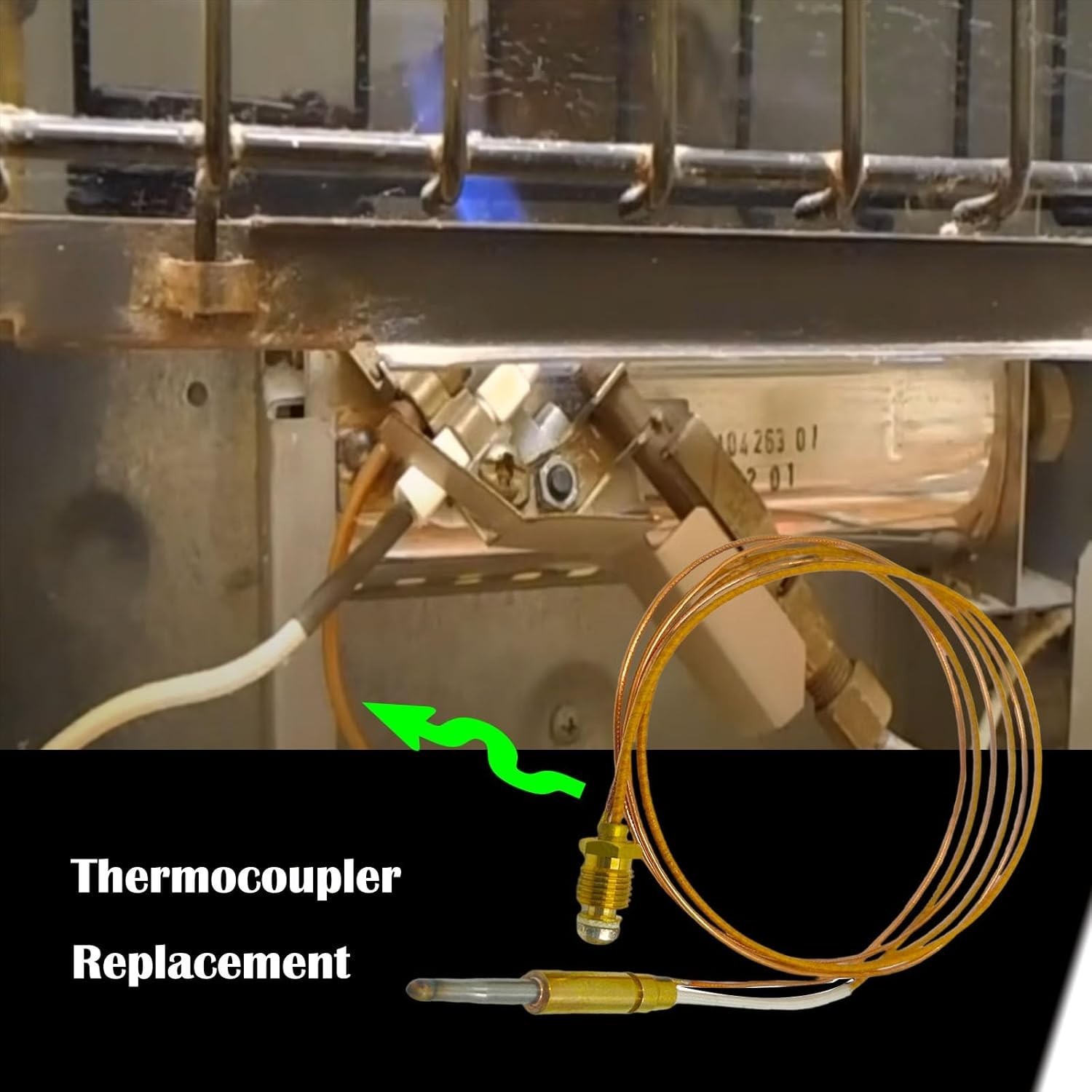 ODS Pilot Burner Assembly for Empire Vent-Free Heaters – Replacement Thermoco...