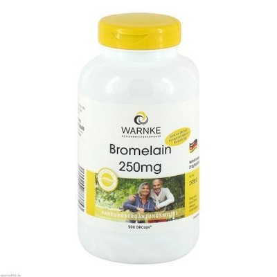 BROMELAIN 250 mg magensaftresistente Kapseln 500 St