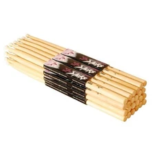 On-Stage Maple 2B Wood Tip Drumsticks, 12 Pairs