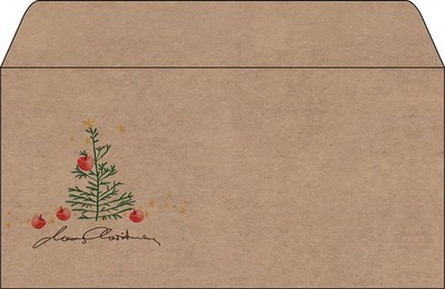 sigel Weihnachts-Umschlag ''Christmas with apples'' DIN lang 50 Stück