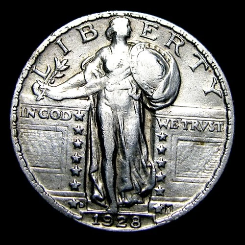 1928-D Standing Liberty Quarter ---- Stunning Details Coin ---- #048M