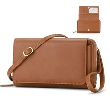 RONSIN Crossbody Purse for Women Wristlet Wallets with RFID Card Small Cell P...