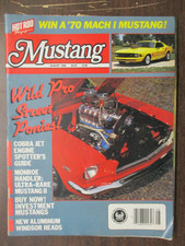 Mustang Hot Rod Magazine Aug 1988 Cobra Jet Engine Spotters Guide Windsor Heads Mustang Hot Rod Magazine Aug 1988 Cobra Jet Engine Spotters Guide Windsor Heads