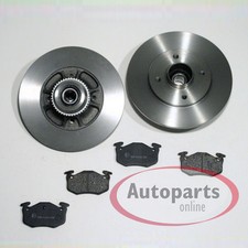 Bremsscheiben Ø 238 mm + Beläge + Radlager hinten für Renault Clio 2.0 16V