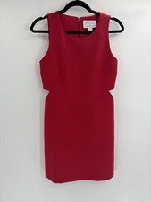 Mare Mare x Anthropologie Red Cutout Shift Dress Sleeveless Mini Size Xs