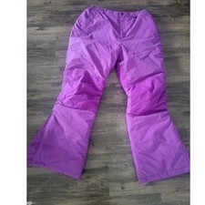 Lands End Kids The Squall Purple Insulated Snow Pants Reinforced Knee Seat 14 